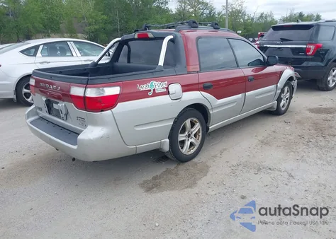 2003 Subaru Baja Sport из США, поврежденный, VIN 4S4BT62C837113082